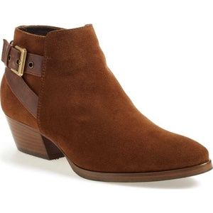 Aquatalia Brown Farin Booties